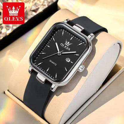 OLEVS Silicone Strap Watch