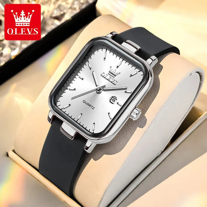 OLEVS Silicone Strap Watch