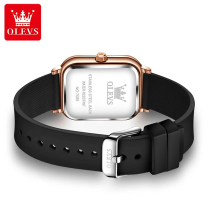 OLEVS Silicone Strap Watch