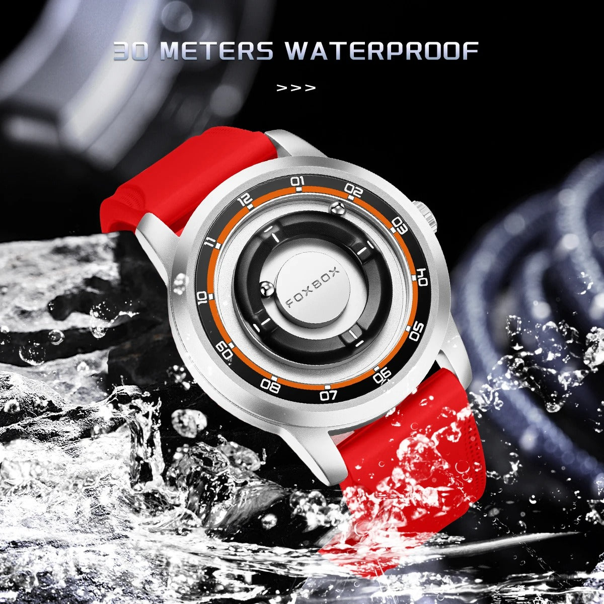 FOXBOX Magnetic Pointer Watch