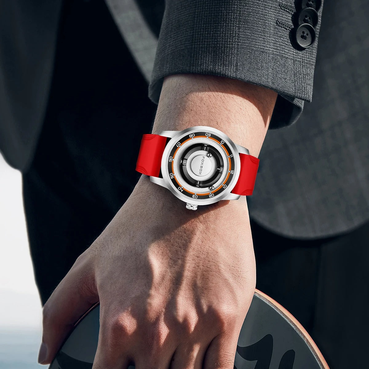 FOXBOX Magnetic Pointer Watch