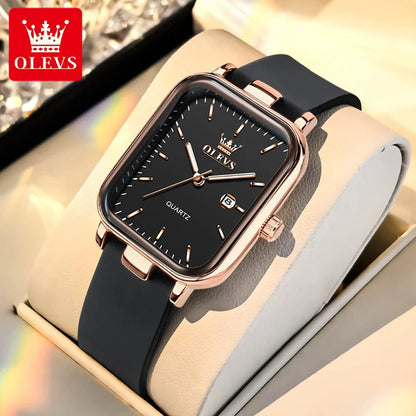 OLEVS Silicone Strap Watch