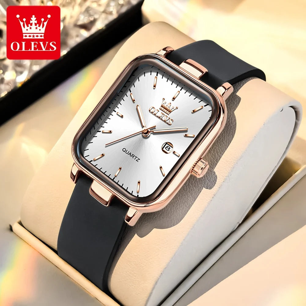 OLEVS Silicone Strap Watch